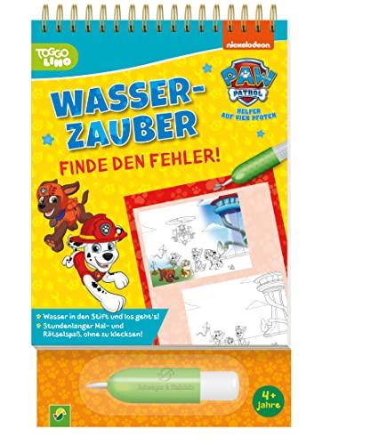 PAW Patrol Wasserzauber | Finde den Fehler. Einfach mit Wasser malen!: Mal- und Rätselbuch mit Wassertankstift für Kinder ab 4 Jahren