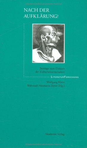 Nach der Aufklärung?: Beiträge zum Diskurs der Kulturwissenschaften
