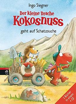 Der kleine Drache Kokosnuss geht auf Schatzsuche: Set aus 2 Bänden mit CD (Sammelbände, Band 4)