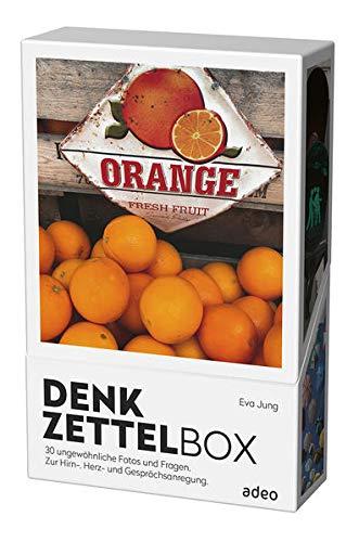 DENKZettelbox - Aufstellbox: 30 ungewöhnliche Fotos und Fragen. Zur Hirn-, Herz- und Gesprächsanregung.