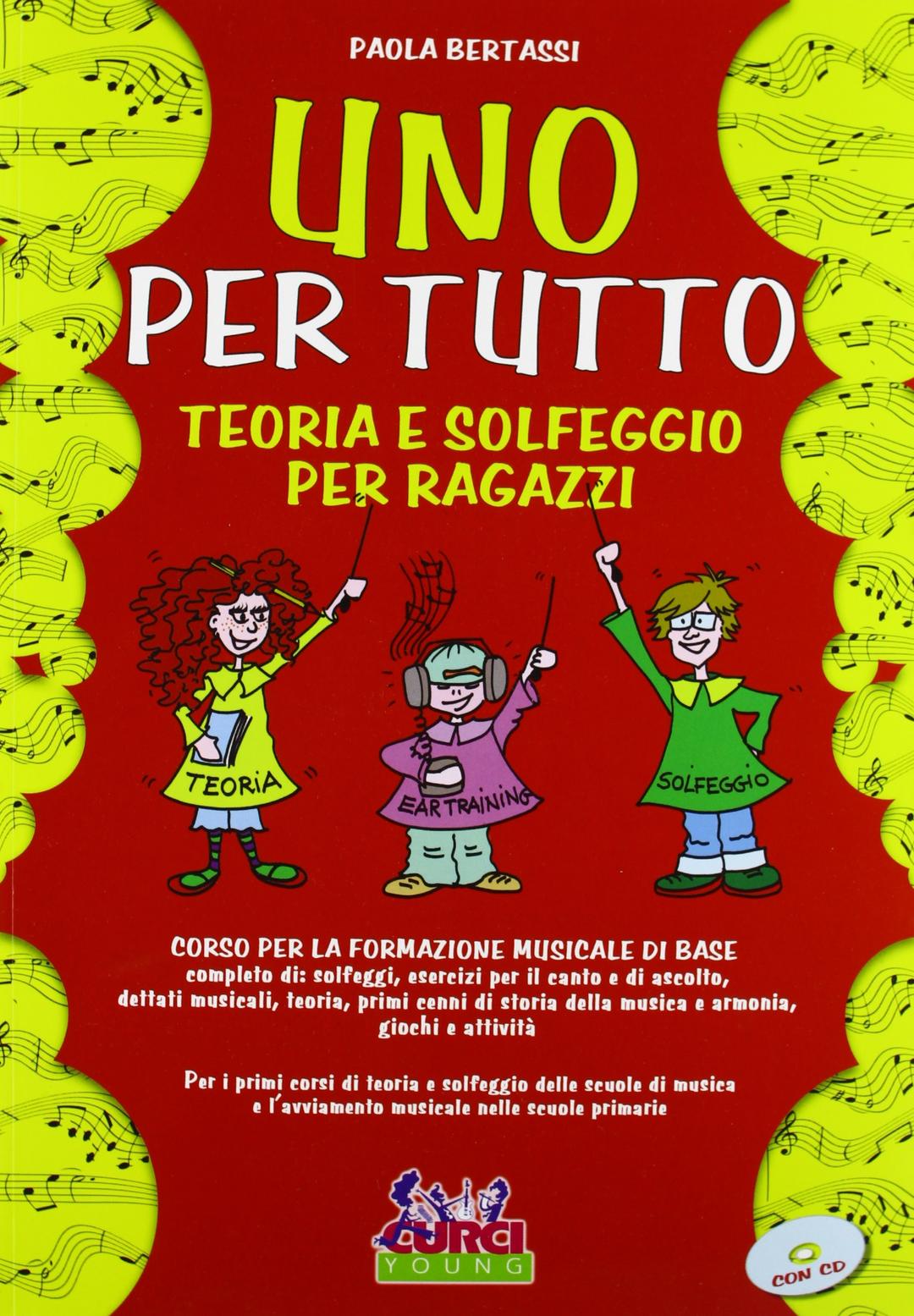 Uno Per Tutto Teoria E Solfeggio Per Ragazzi - Music Education - Buch + CD