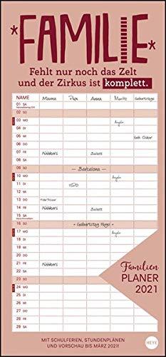 Typo Familienplaner Kalender 2021