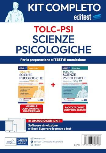 TOLC PSI 2024. Kit completo per il test di Scienze psicologiche. Con ebook. Con espansione online. Con software di simulazione (EdiTest Ammissioni universitarie)