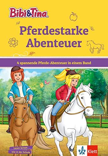 Bibi & Tina: Auf die Sattel ins nächste Abenteuer: 4 spannende Pferde-Abenteuer in einem Band. Mit Hufeisen-Quiz. Leseanfänger 1. Klasse, ab 6 Jahren (Bibi und Tina)