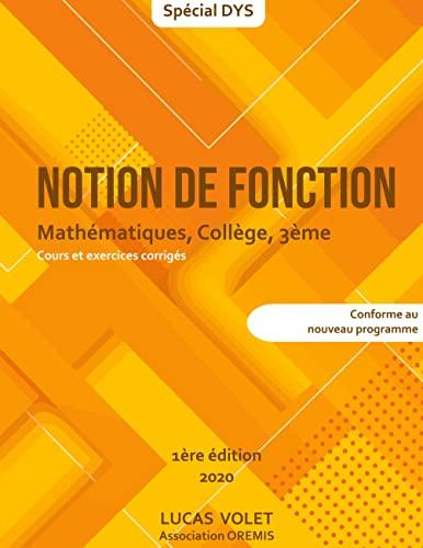 Notion de fonction : Mathématiques, collège, 3ème