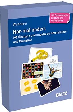 Nor-mal-anders: 105 Übungen und Impulse zu Normalitäten und Diversität. Kartenset für Psychotherapie, Beratung und Soziale Arbeit. Kartenset in ... 9,8 x 14,3 cm. (Beltz Therapiekarten)