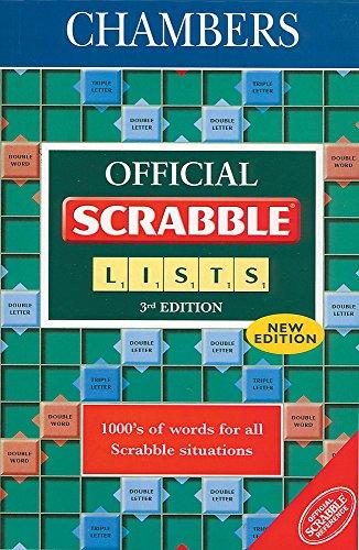 Chambers Official Scrabble Lists