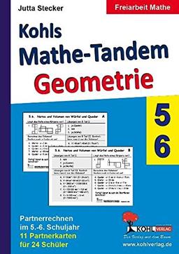 Kohls Mathe-Tandem /Geoemtrie 5.-6. Schuljahr: Partnerrechnen im 5.-6. Schuljahr