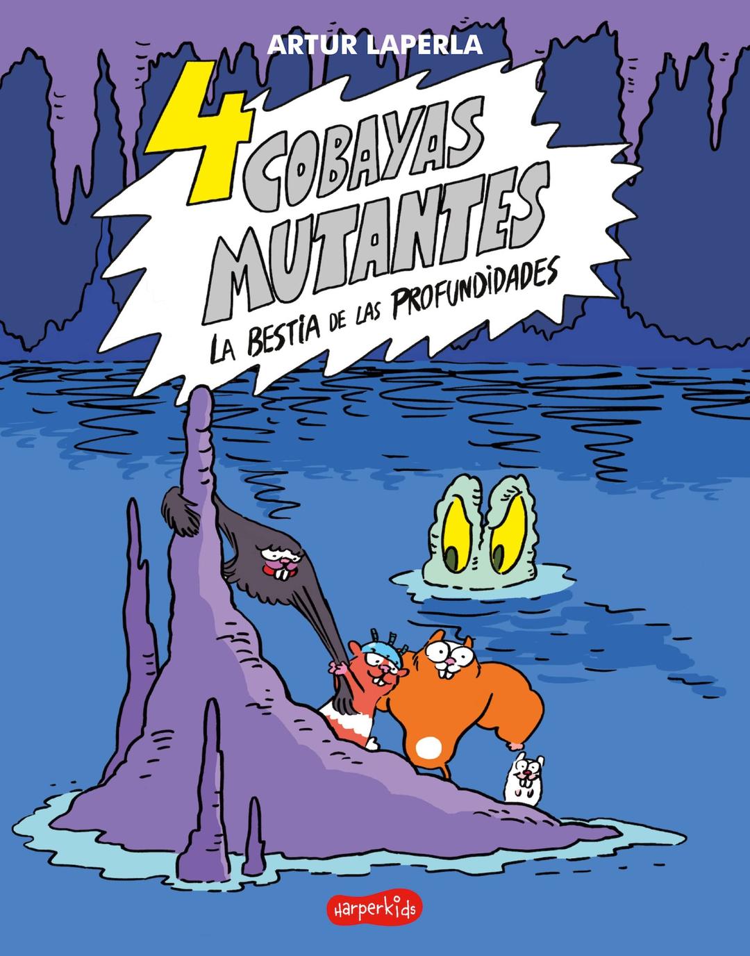 4 cobayas mutantes. La bestia de las profundidades: (4 guinea pigs. The beast of the deep - Spanish Edition) (4 Cobayas Mutantes / 4 Guinea Pigs)