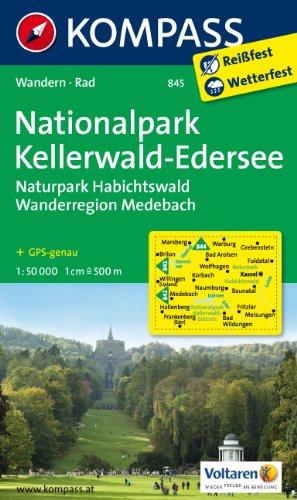 Nationalpark Kellerwald - Edersee - Naturpark Habichtswald - Wanderregion Medebach 1 : 50 000: Wanderkarte mit Radtouren. GPS-genau