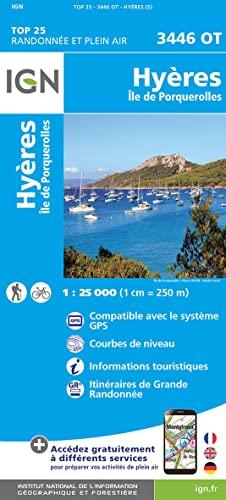 Hyeres Ile de Porquerolles 1:25 000