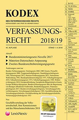 KODEX Verfassungsrecht 2018/19