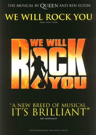 Queen: We Will Rock You: Piano, Vocal, Guitar