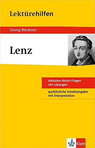 Klett Lektürehilfen Georg Büchner, Lenz: für Oberstufe und Abitur