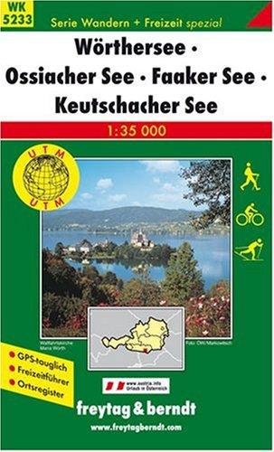 Freytag Berndt Wanderkarten, WK 5233, Wörther See - Ossiacher See - Faaker See - Keutschacher See 1:35.000