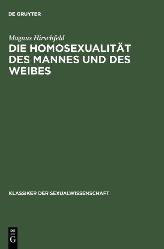 Die Homosexualität des Mannes und des Weibes