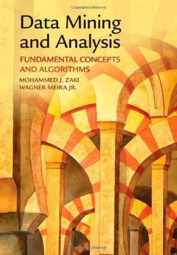 Data Mining and Analysis: Fundamental Concepts and Algorithms