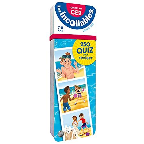 Les incollables : 250 quiz pour réviser : du CE1 au CE2, 7-8 ans