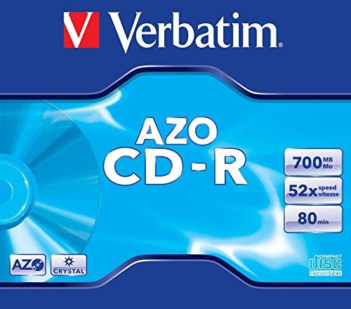 Verbatim CDR Rohlinge 700MB 80Min 52fach Jewel Case Packung mi