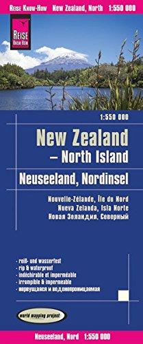 Reise Know-How Landkarte Neuseeland, Nordinsel (1:550.000): world mapping project