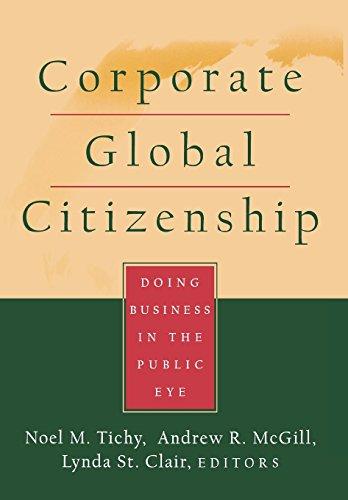 Corporate Global Citizenship: Doing Business in the Public Eye (New Lexington Press Management and Organizational Sciences S)