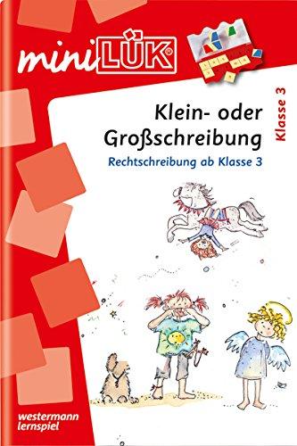 miniLÜK: Klein- oder Großschreibung: Rechtschreibung ab Klasse 3