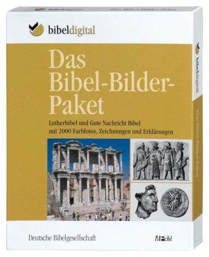 Bibelausgaben, Deutsche Bibelgesellschaft : Das Bibel-Bilder-Paket, 1 CD-ROM Luther-Bibel und Gute Nachricht Bibel mit 2000 Farbfotos, Zeichnungen und Erklärungen. Mit Erschließungsprogramm MFchi. Für Windows ab 98