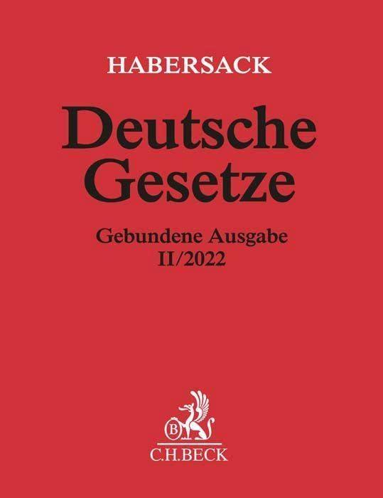 Deutsche Gesetze Gebundene Ausgabe II/2022