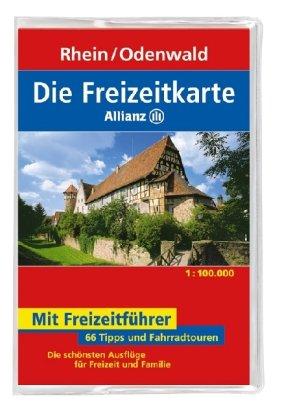 Die Freizeitkarte Allianz Rhein / Odenwald 1 : 100 000: 66 Tipps und Fahrradtouren. Die schönsten Ausflüge für Freizeit und Familie