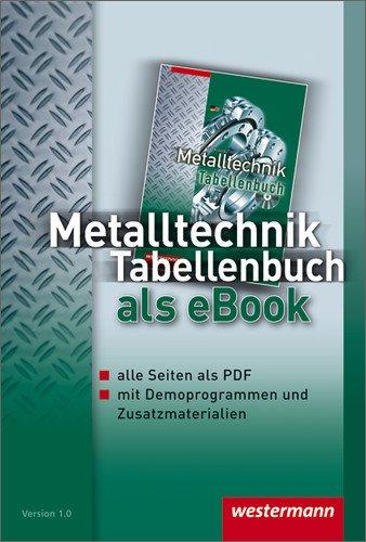 Rechnungswesen und Controlling für IT-Berufe, für IT-System-Kaufleute sowie Informatikkaufleute: Metalltechnik Tabellenbuch als eBook: CD-ROM Einzelplatzlizenz