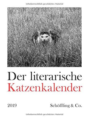 Der literarische Katzenkalender 2019: Zweifarbiger Wochenkalender