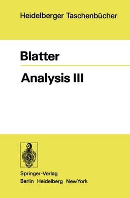 Analysis III (Heidelberger Taschenbücher)