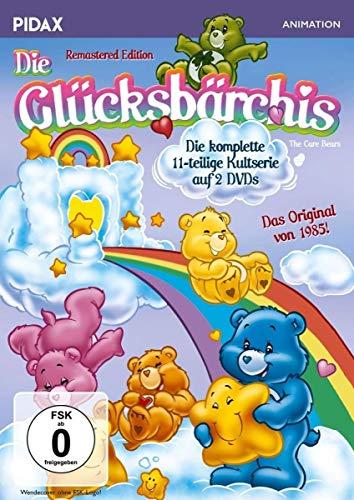 Die Glücksbärchis - Remastered Edition / Die komplette 11-teilige Kultserie + 2 Bonusfolgen (Pidax Animation) [2 DVDs]