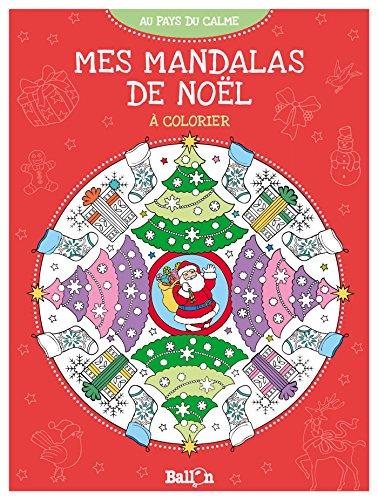 Mes mandalas de noël à colorier