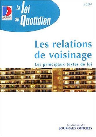 Les relations de voisinage