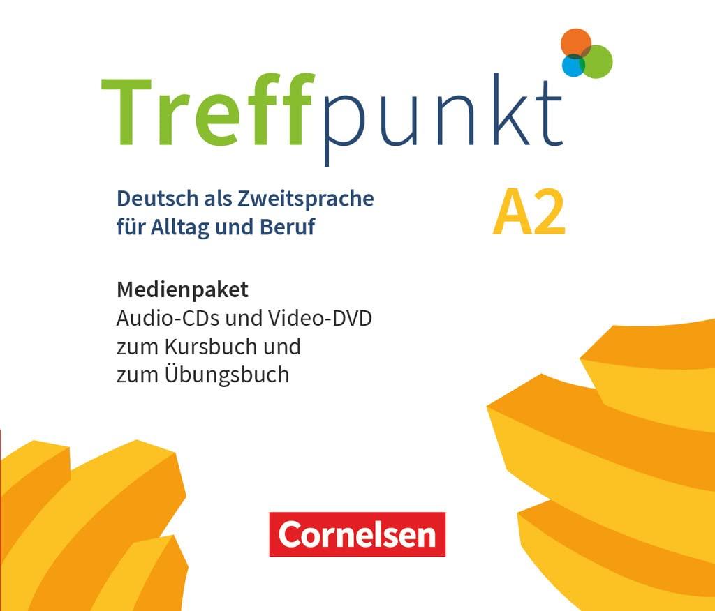 Treffpunkt - Deutsch für die Integration - Allgemeine Ausgabe – Deutsch als Zweitsprache für Alltag und Beruf - A2: Gesamtband: Medienpaket zum Kursbuch und Übungsbuch - Mit Audio-CDs und Video-DVDs