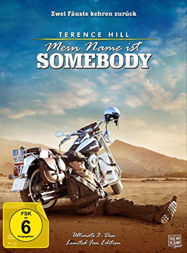 Mein Name ist Somebody - Zwei Fäuste kehren zurück - Ultimate 3-Disc Limited Fan Edition im Mediabook (DVD + Blu-ray + Bonus-Disc) mit original handsignierter Autogrammkarte von Terence Hill