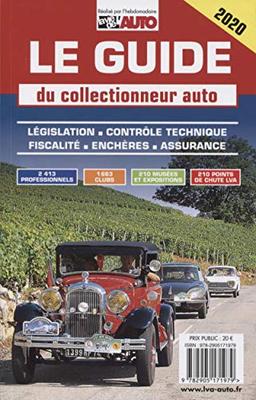 Le guide du collectionneur auto 2020 : législation, contrôle technique, fiscalité, enchères, assurance