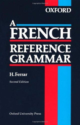 A French Reference Grammar