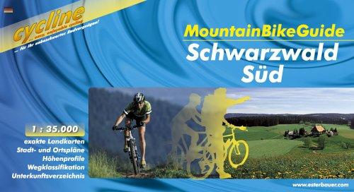 bikeline MountainBikeGuide Naturpark Südschwarzwald 1:35.000, wetterfest, alle Touren herausnehmbar