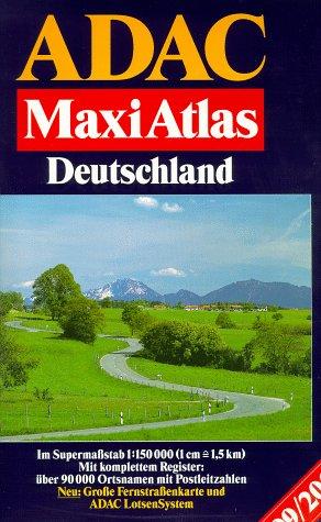 ADAC Maxi Atlas Deutschland 1999/2000. 1 : 150 000. Komplettes Ortsregister mit Postleitzahlen