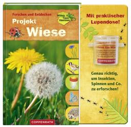 Forschen und Entdecken: Projekt Wiese: Mit praktischer Lupendose! Genau richtig, um Insekten, Spinnen und Co. zu erforschen!