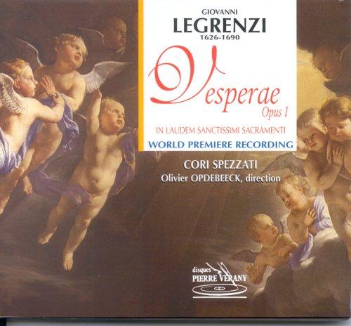 Legrenzi: Vesperae Op. 1 - In Laudem Sanctissimi Sacramenti