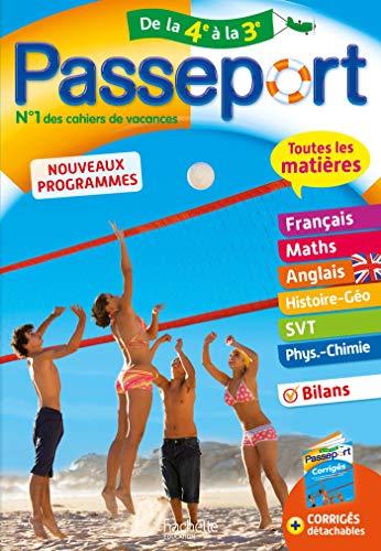 Passeport de la 4e à la 3e : toutes les matières : nouveaux programmes