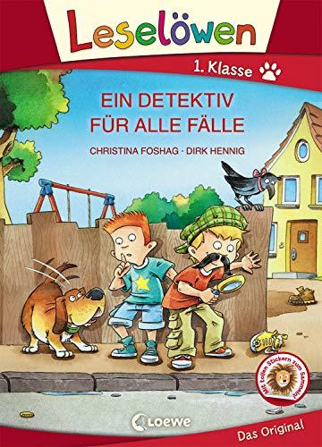 Leselöwen 1. Klasse - Ein Detektiv für alle Fälle: Großbuchstabenausgabe