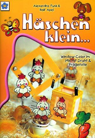 Häschen klein. Window Color im Mix mit Draht und Prägefolie