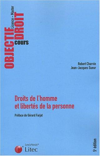 Droits de l'homme et libertés de la personne