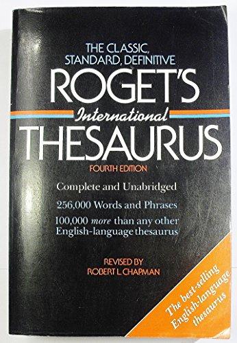 Roget's International Thesaurus