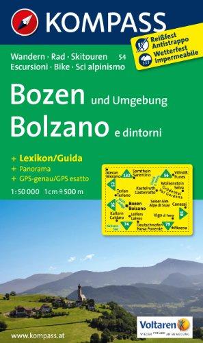 Bozen / Bolzano 1 : 50 000: und Umgebung. Wandern / Rad / Skitouren