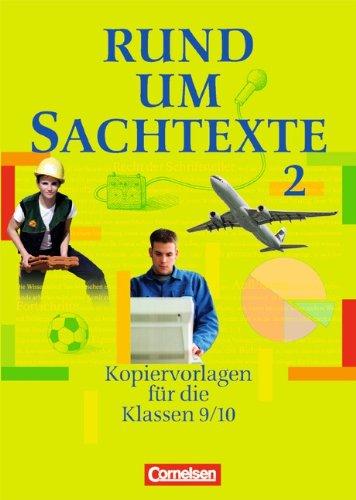 Rund um ... - Sekundarstufe I: Rund um Sachtexte: Kopiervorlagen 9./10. Schuljahr